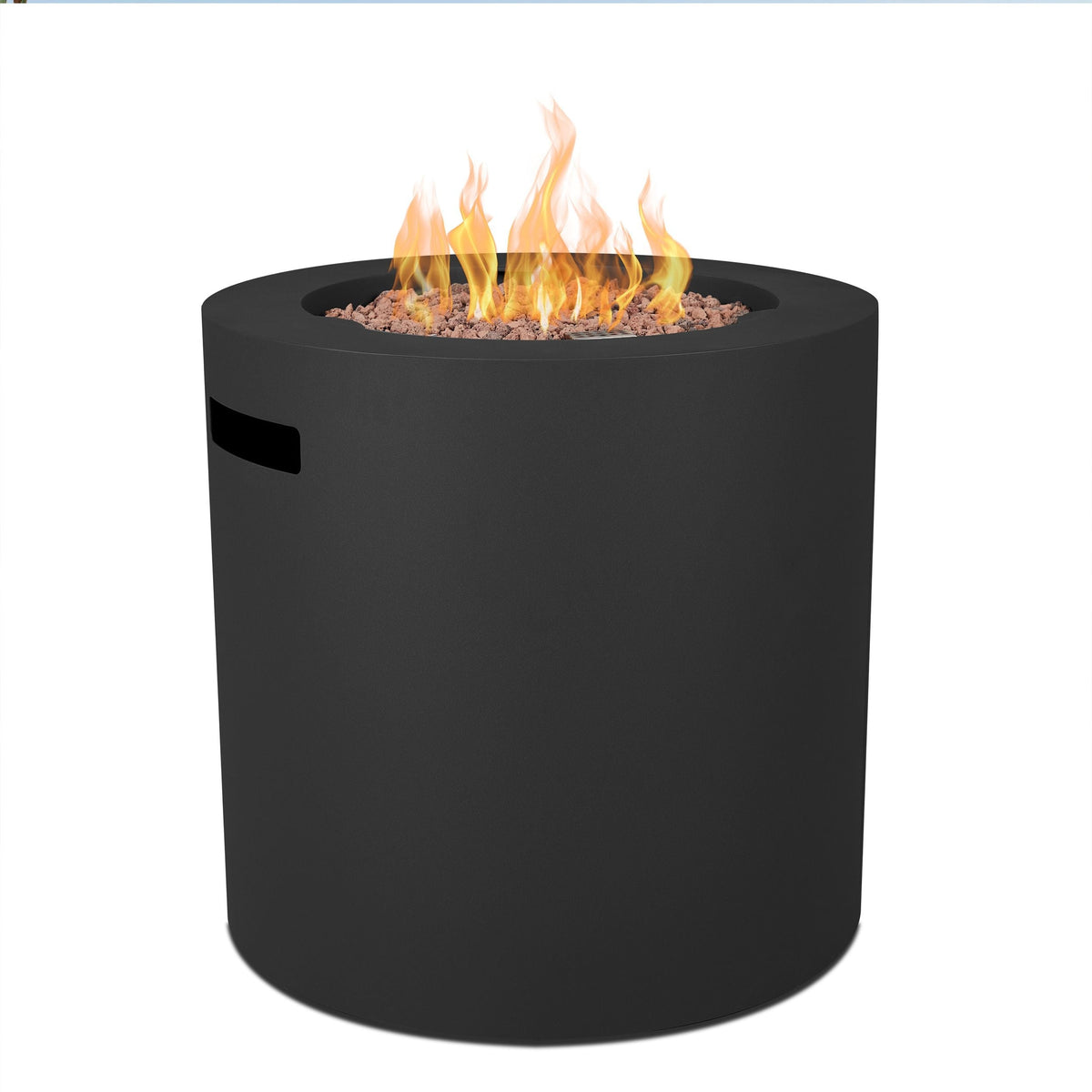 Steel Propane Fire Pit Hidden Tank in Black, 24-in Z2W6 - product image 5