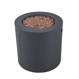Steel Propane Fire Pit Hidden Tank in Slate, 24-in D6Q3 - product image 1