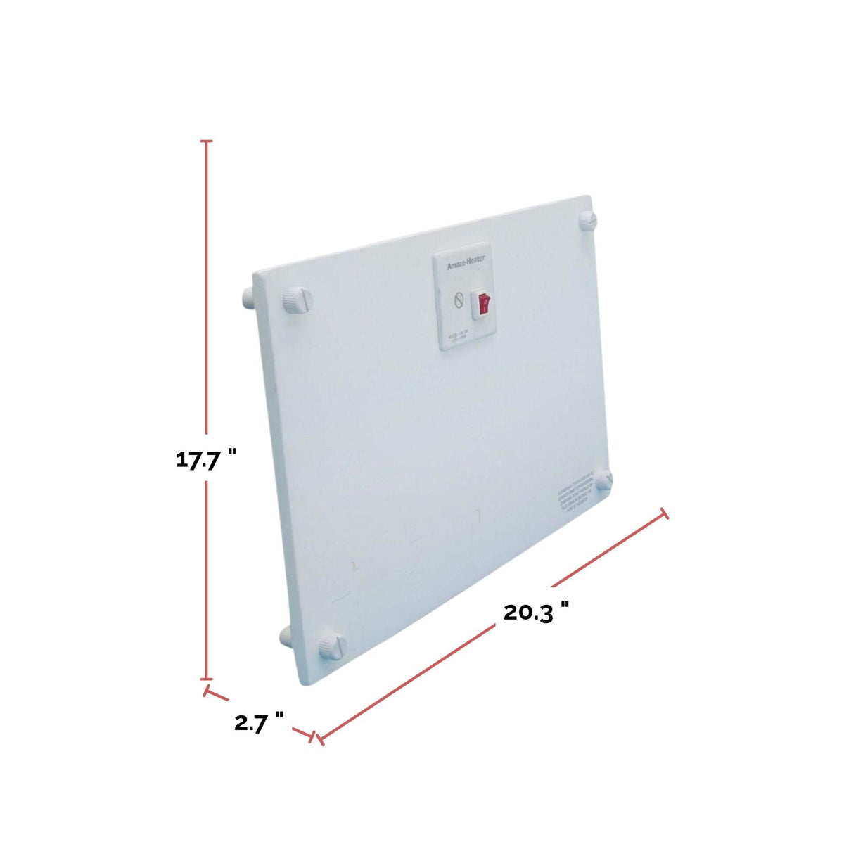 Heater Ceramic Electric Heater with Standard Mounting, 100W, White W8R2 - product image 5
