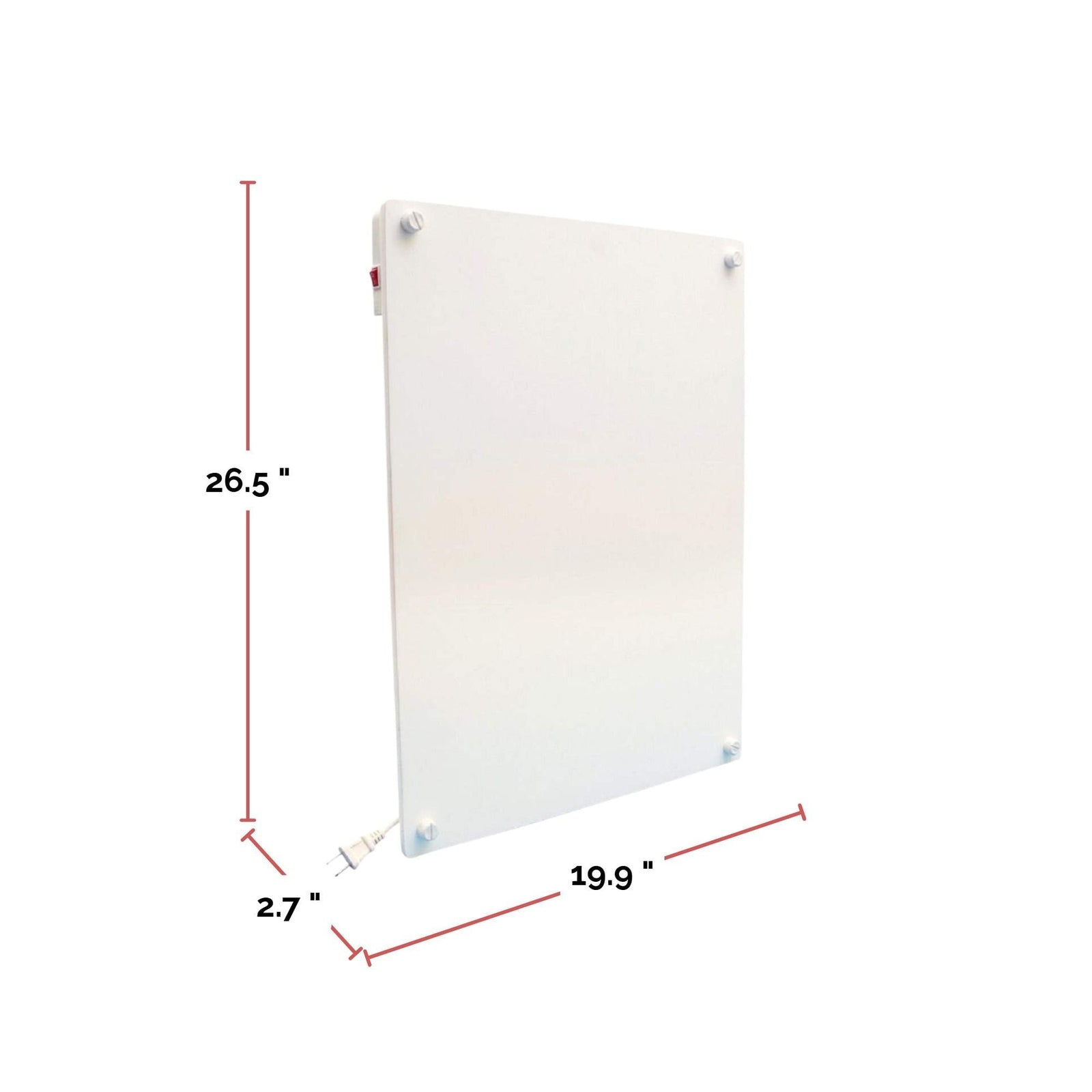 Heater Ceramic Electric Wall-Mounted Heater, 250W, White D0G2 - product image 6