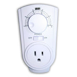 Heater Plug-in Thermostat for Portable Space Heater & AC, White W3H7 - product image 2