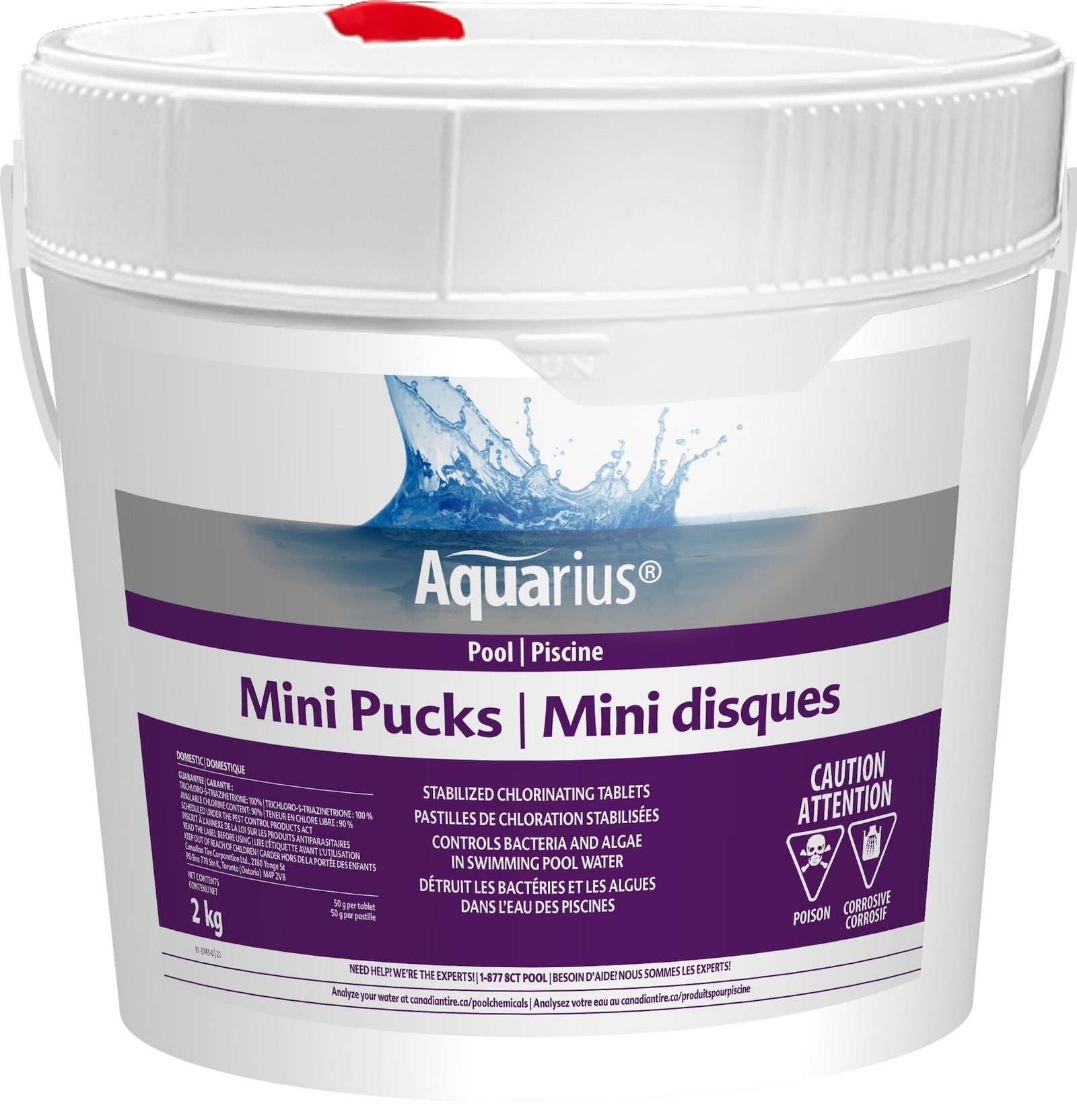 Mini Pucks Stabilized Chlorine Tablets, 2-kg U3G6 - product image 1