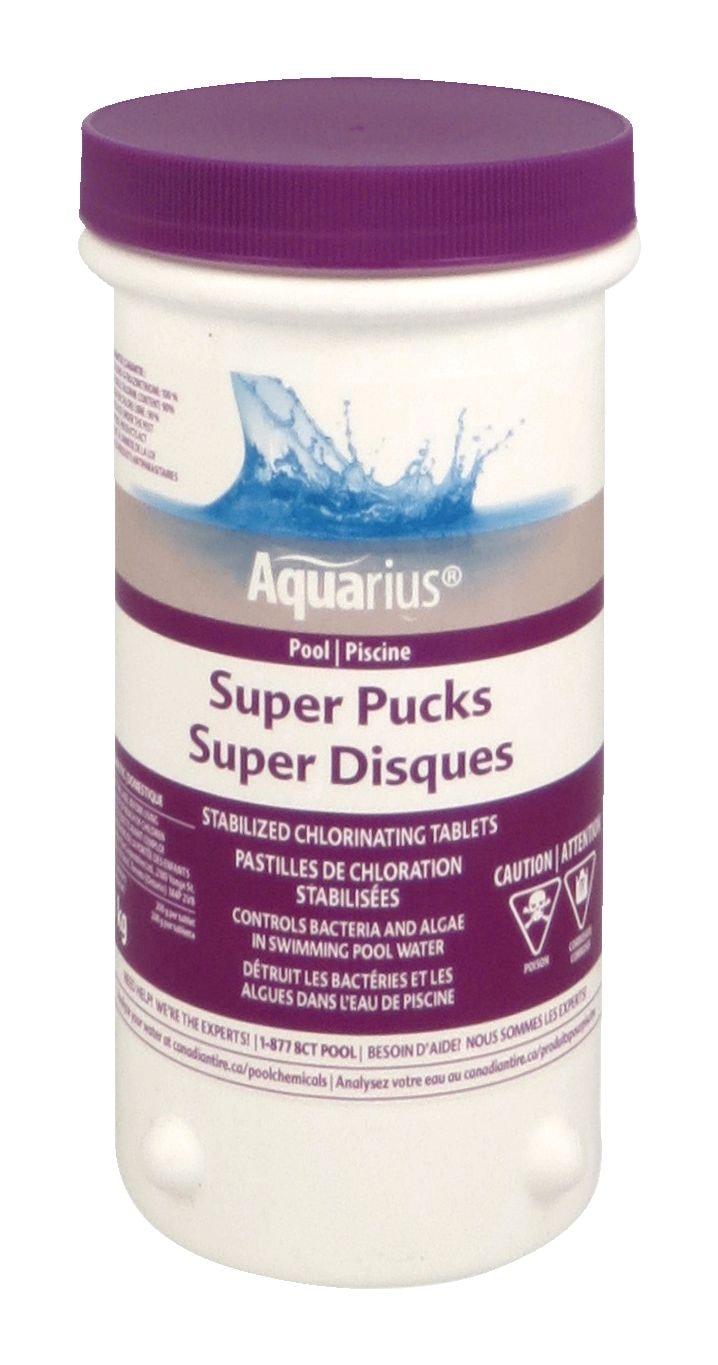 Super Pucks Stabilized Chlorine Tablets, 1-kg T7W2 - product image 1