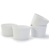 Textured Ramekin Set, 12-oz, White, 4-pc O2D5 - product image 1