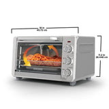 Crisp 'N bake 6-Slice Air Fryer Toaster Oven, Stainless Steel, 5 Cooking Functions G1Y5 - product image 4