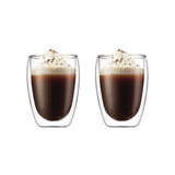 Double Wall Clear Glass Mugs, 11.8-oz, 2-pk L4O5 - product image 1