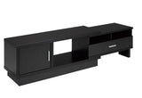 Darel 48-in Expandable Dark Cherry TV Stand with Storage Shelf and Cabinet Y6U9 - product image 2
