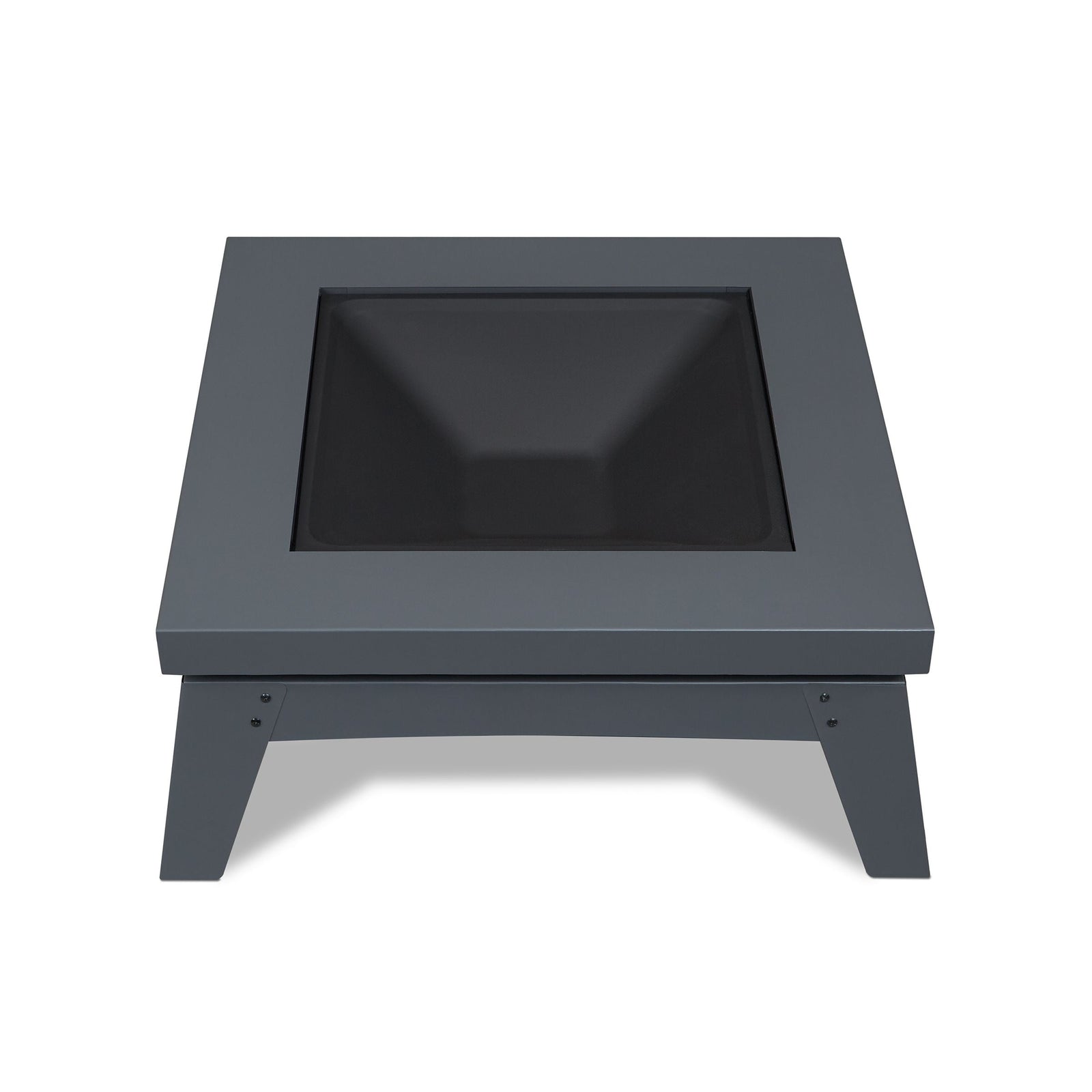 Square Steel Wood Burning Fire Pit in Gray, 37-in R0F2 - product image 3