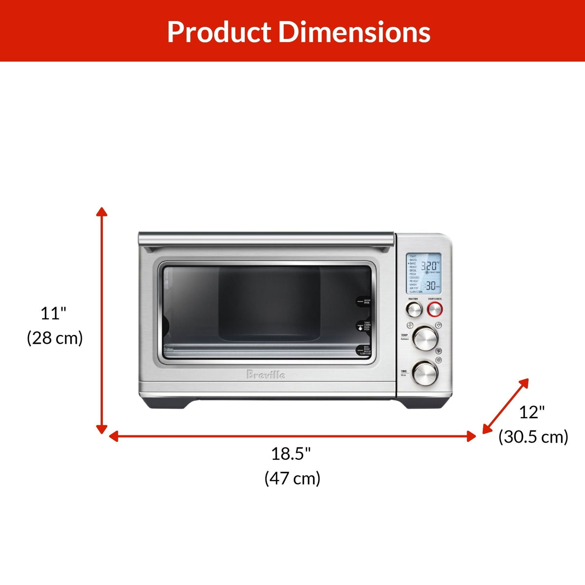 Smart Oven Air Fryer, Brushed Stainless Steel O2S4 - product image 6