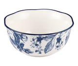 Augusta Stoneware All Purpose Bowl, 1-pc, White/Blue Floral F6T3 - product image 1