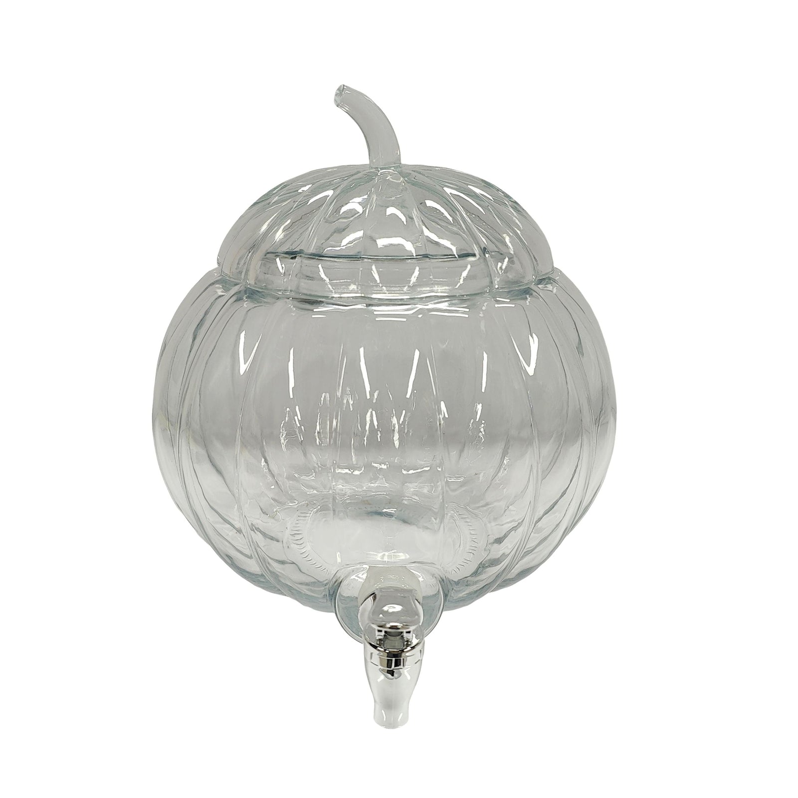 Glass Pumpkin Drink Dispenser, for Fall V0K8 - product image 1