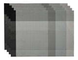 Grey Check Textilene Placemat, 13-in x 18-in, 4-pk A7X6 - product image 1