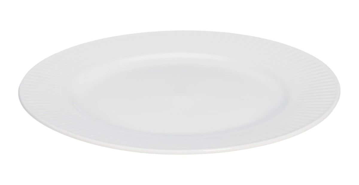 Highbury Ribbed New Bone Salad Plate, 1-pc, White L7O7 - product image 1