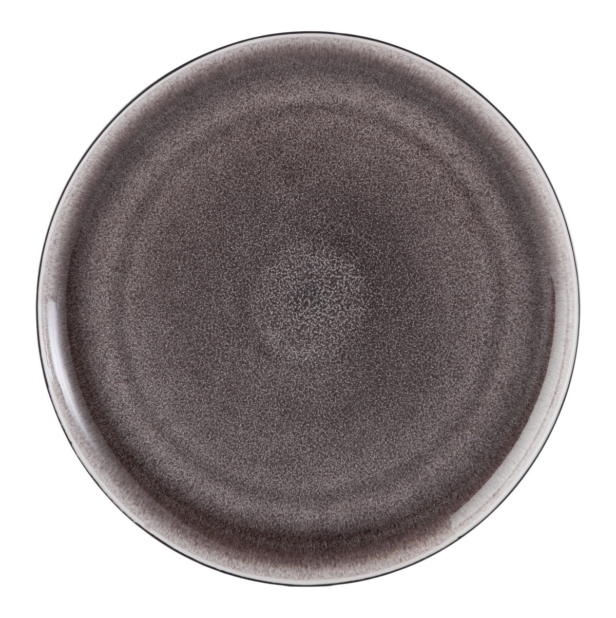 Kenway Stoneware Dinnerware Set, Serves 4, 16-pc, Matte Black & Taupe Reactive Glaze V5D6 - product image 5