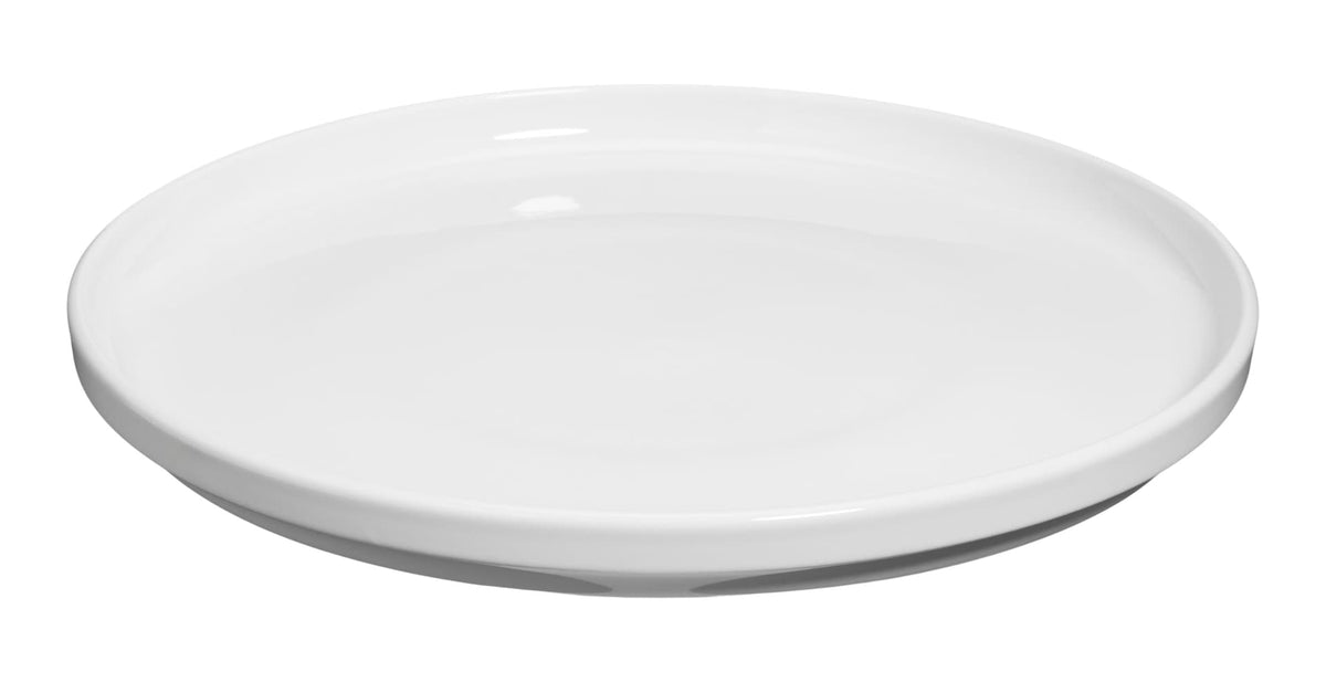 Modern Edge Porcelain Dinner Plate, 10.5-in, White I1Y7 - product image 1
