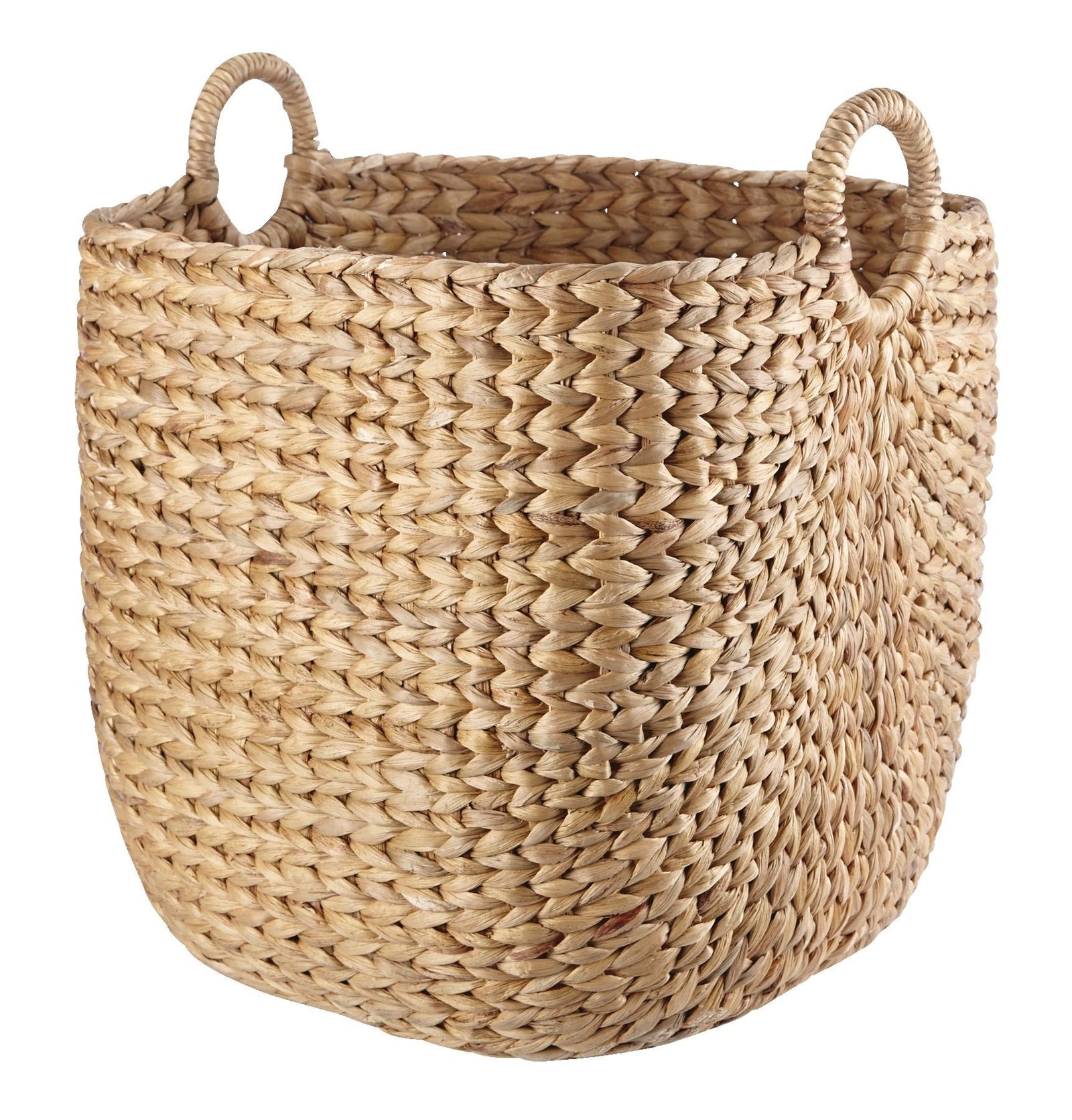 Nola Hand Woven Basket, Large, 16 15/16 x 16 15/16 x 18 1/2-in C8P4 - product image 1