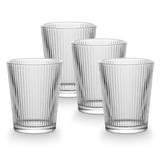 Ribbed DOF Dinner Glass Set, Lead-free, 4-pc S7R6 - product image 1