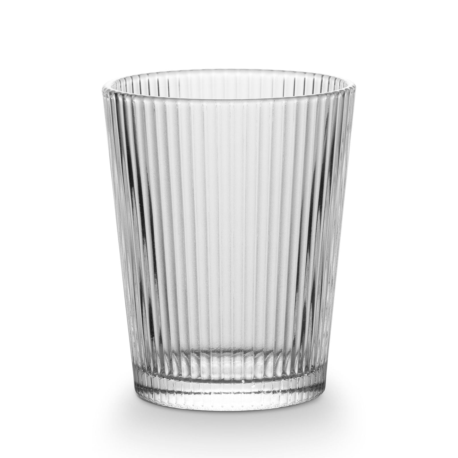 Ribbed DOF Dinner Glass Set, Lead-free, 4-pc S7R6 - product image 6