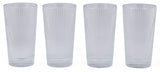 Ribbed High Ball Glass Set, Lead-free, 4-pc R2H4 - product image 4