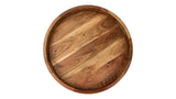 Round Wood Serving Tray with Cut-Out Handles, 16-in A3D3 - product image 3