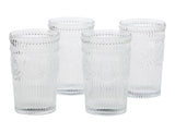 Vintage Embossed Glass Tumbler Set, 4-pk X6M7 - product image 1