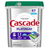 Platinum ActionPacs Dishwasher Detergent Pods, Fresh, 67 Count W5T0 - product image 1