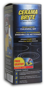 Bryte Ceramic Cooktop Cleaning Kit, 237-mL, Includes Cream Cleanser, 2 Pads and 1 Scraper O7O8 - product image 1