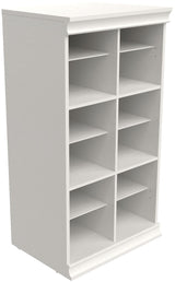 Modular Adjustable Divided Storage Shelves/Unit, White M3Q7 - product image 1