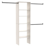 Suite Symphony Laminate Wood Tower Starter Kit with Rods, White Timber, 25-in R9Y0 - product image 1