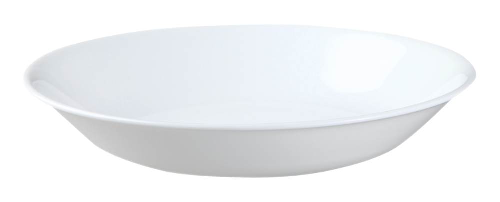 Glass Salad Bowl, 20-oz, White P1E8 - product image 1