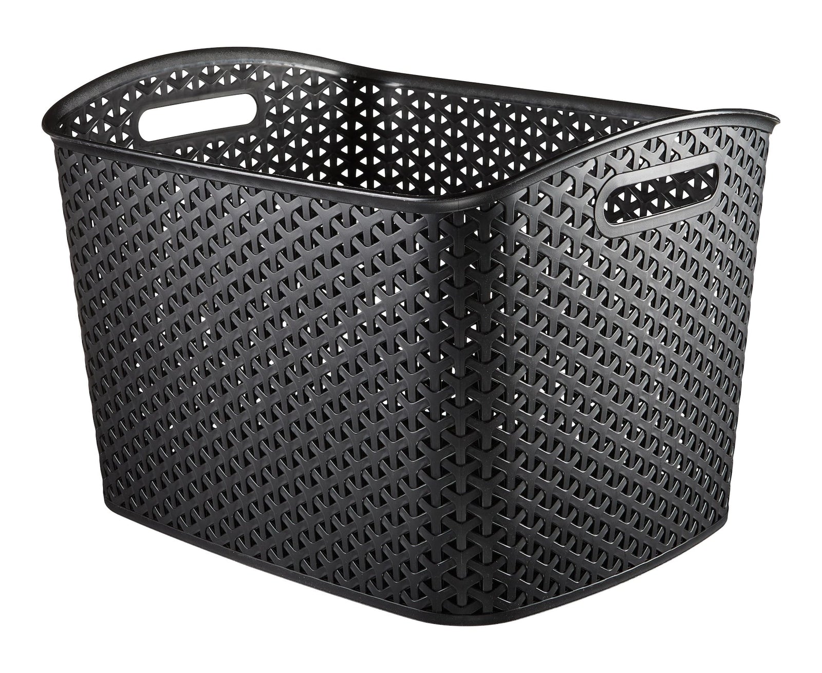 My Style Extra Large Woven Storage Basket, Black P0O8 - product image 1