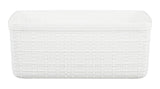 Small Jute Weave Nesting Storage Basket, White Q8K3 - product image 1