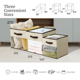 Collapsible Transparent Front Cube, 11-in, 6-pk, Beige T9Y3 - product image 4