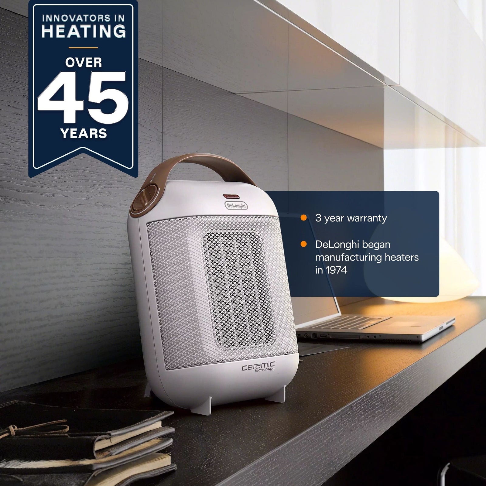 HFX30C15WCA Capsule Ceramic Fan Heater, White N9N5 - product image 5