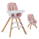 on Me Zoodle Convertible High Chair, Pink Q9J8 - product image 1