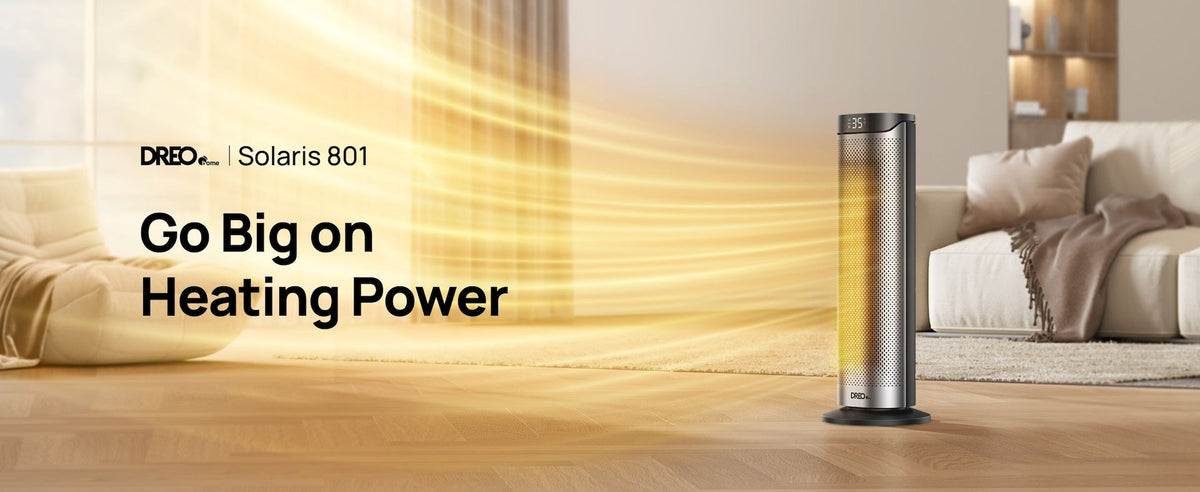 Home 1500W PTC Convection Oscillating Ceramic Electric Tower Heater, 23-in N5T1 - product image 6