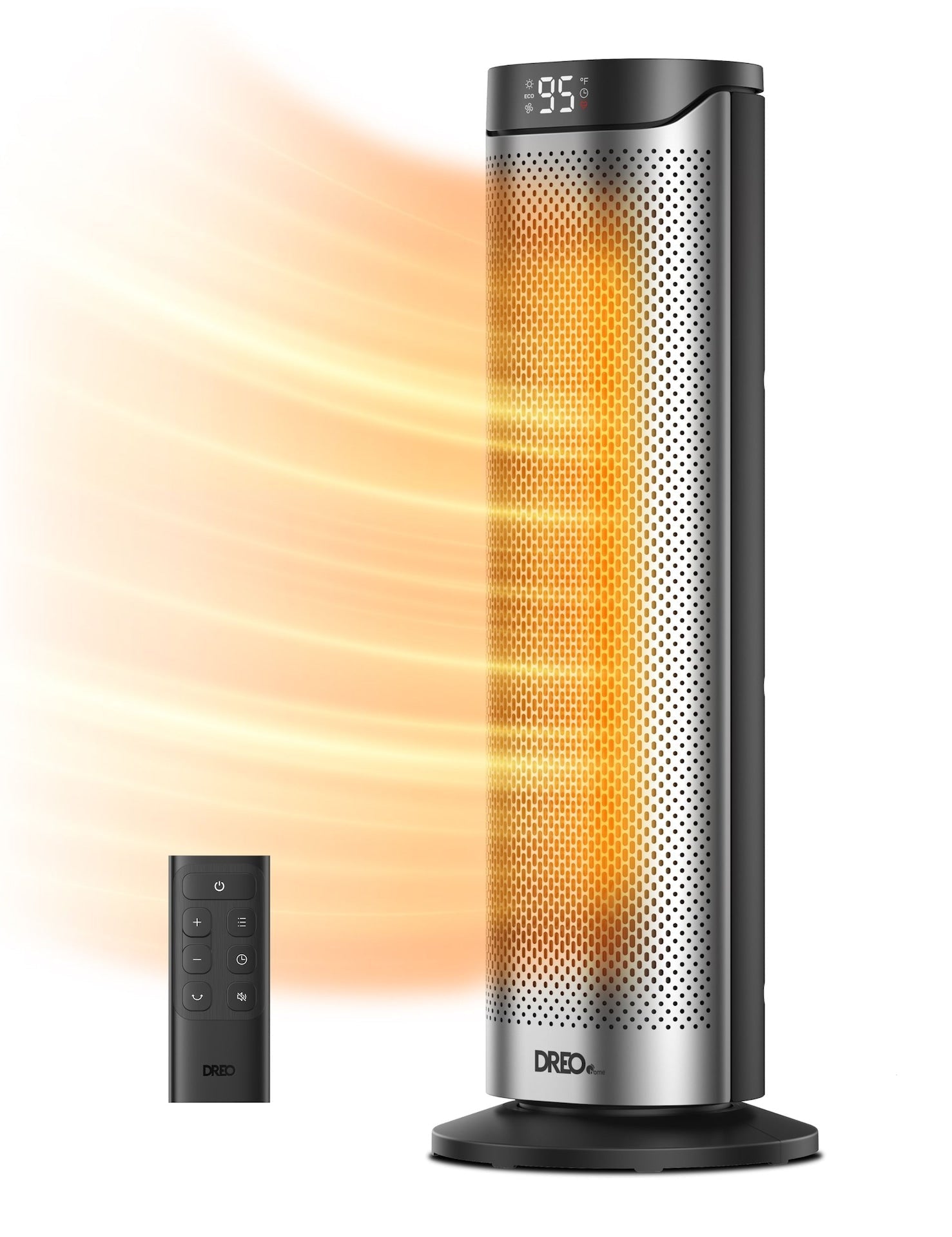 Home 1500W PTC Convection Oscillating Ceramic Electric Tower Heater, 23-in N5T1 - product image 7