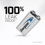 2-pk 9V / 9 Volt Lithium Batteries, EZ Turn Lock, PowerSeal U2H4 - product image 2