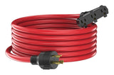 30A 25-ft Triple-Outlet Extension Cord, Red X5G9 - product image 1