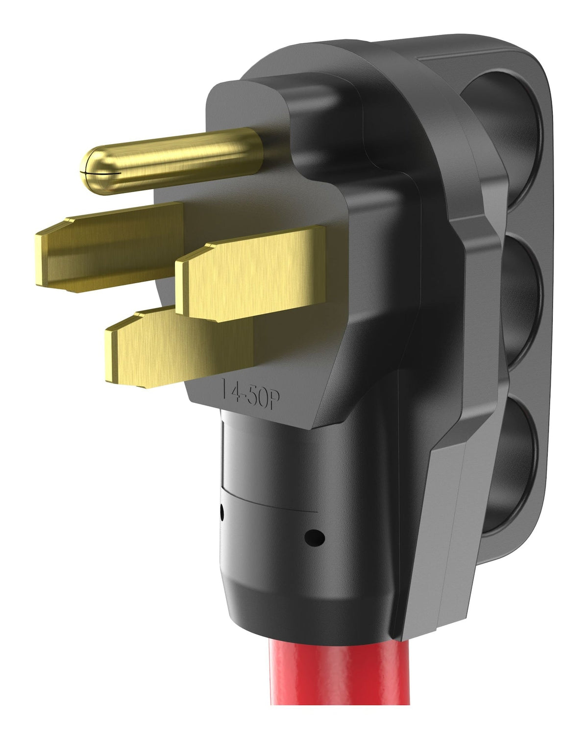 50A 25-ft Single-Outlet RV & EV Extension Cord, Red F0V3 - product image 3