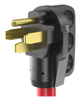50A 25-ft Single-Outlet RV & EV Extension Cord, Red H5E9 - product image 3