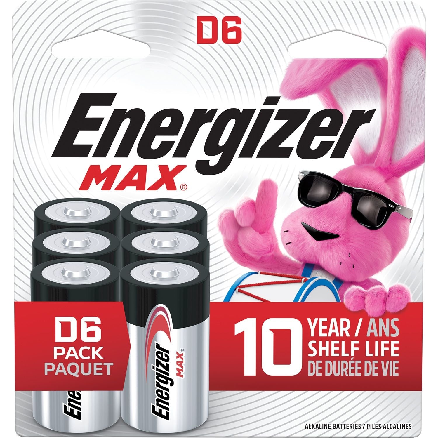 Alkaline D Battery, 6-Pack C5N1 - product image 1