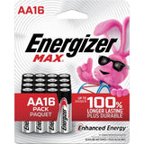 Max 16-pk AA Alkaline Batteries, Long Lasting, All Purpose A8X7 - product image 1