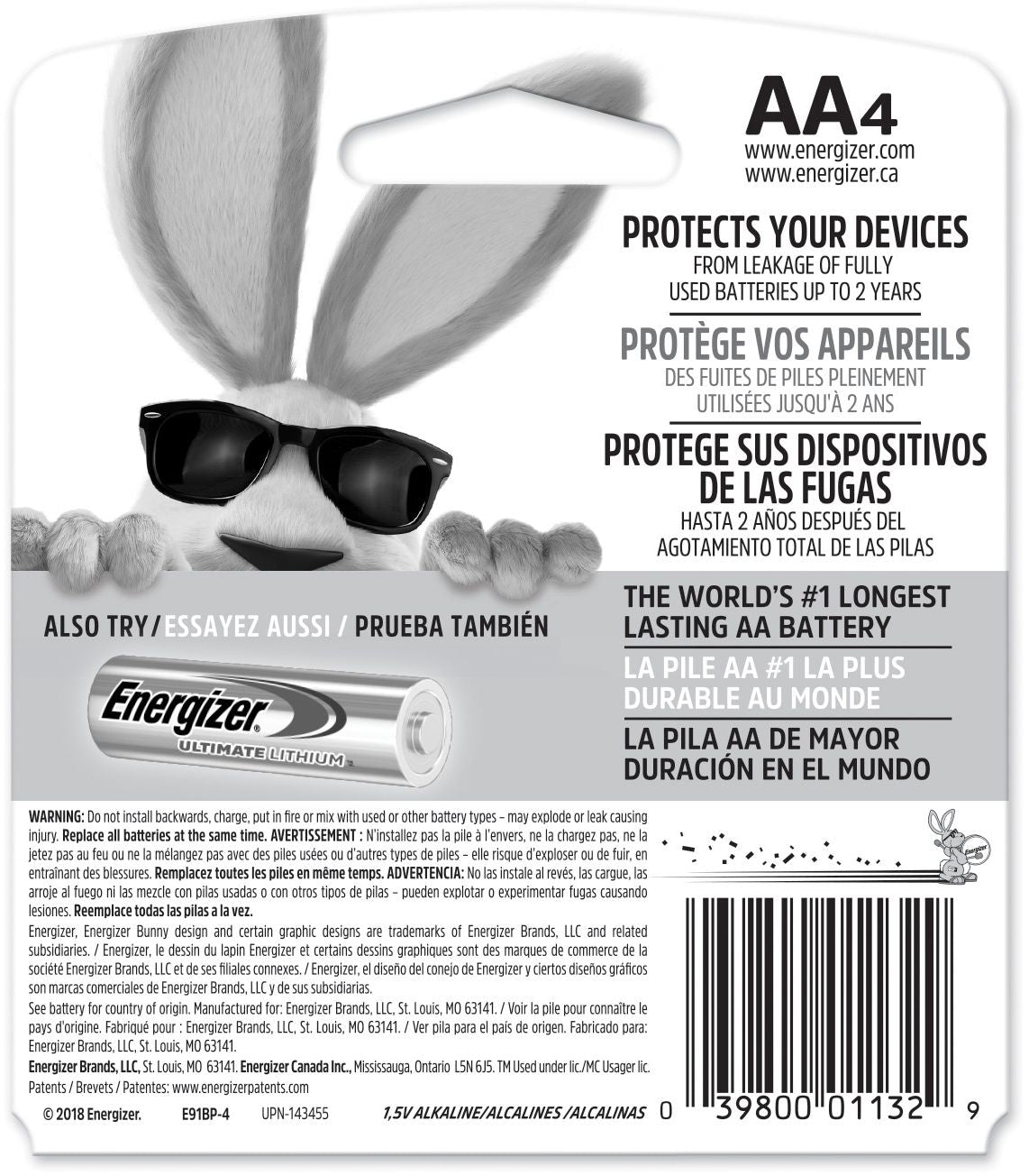 Max 4-pk AA Alkaline Batteries, Long Lasting, All Purpose X8H3 - product image 2