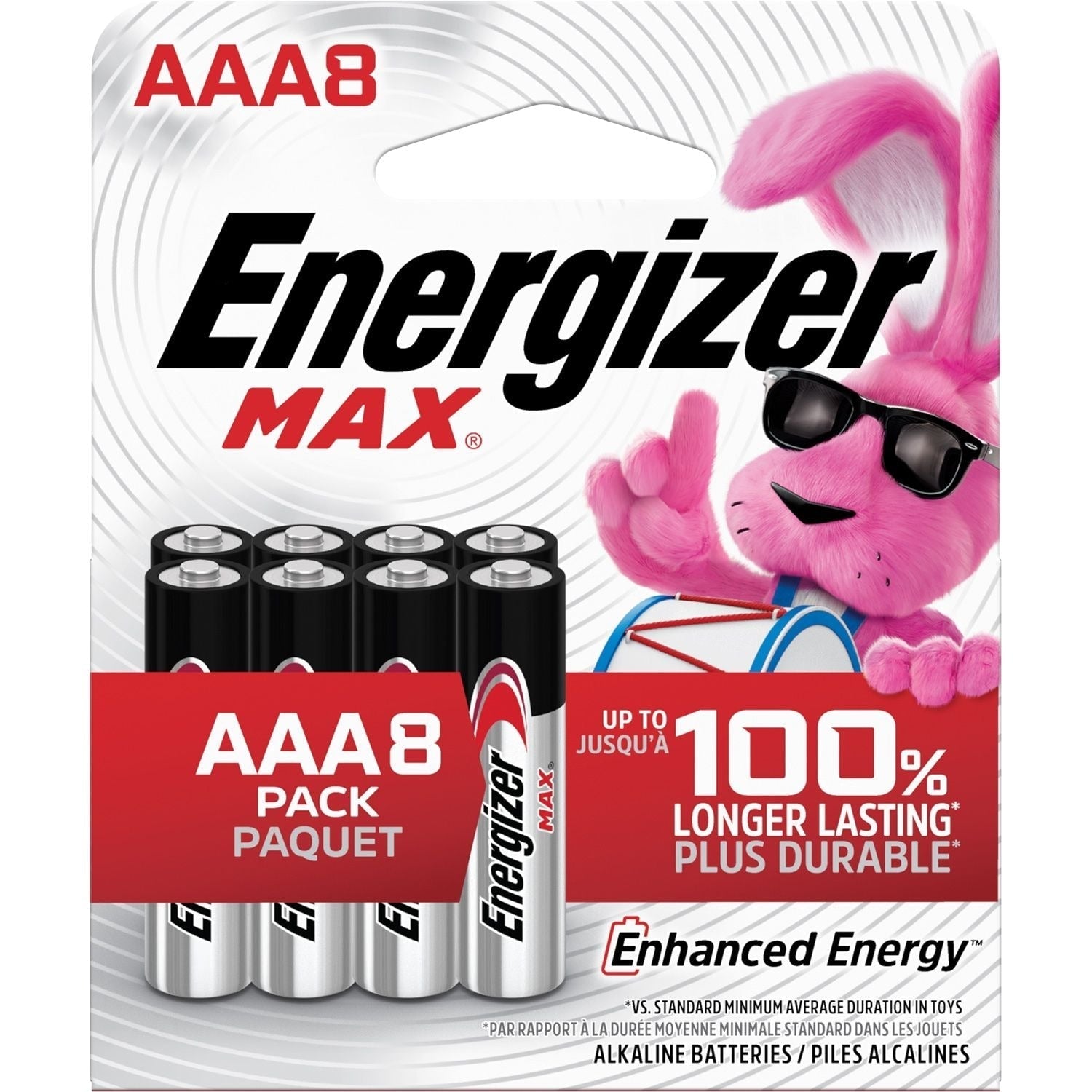 Max 8-pk AAA Alkaline Batteries, Long Lasting, All Purpose I7N5 - product image 1