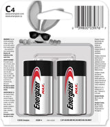 Max4-pk C Alkaline Batteries, Long Lasting, All Purpose P8L6 - product image 2