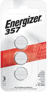 Silver Oxide 3-pk 357 LR44 AG13 303 A76 1.5V / 1.5 Volt Button Coin Cell Batteries F7O1 - product image 1