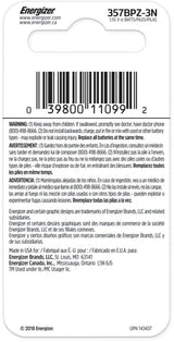 Silver Oxide 3-pk 357 LR44 AG13 303 A76 1.5V / 1.5 Volt Button Coin Cell Batteries F7O1 - product image 2