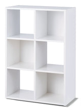 6-Cube Storage Organizer, Bookcase/Bookshelf, White S2N9 - product image 1