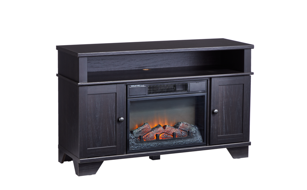 Hamilton Electric Fireplace TV Stand, 44.5-in, 1500W, Brown Cappucino N9S2 - product image 3
